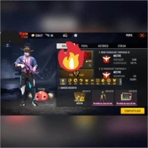 CONTA RARA COM TODOS OS PASSES, FULL GEMADA!! - Free Fire