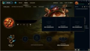 Contas Unranked level 30 - League of Legends LOL