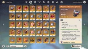 Conta Genshin AR48 + 3300 Pprimogens + 61 resinas frágeis - Genshin Impact