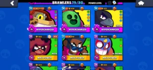 Brawl Stars 28k com vários personagens full