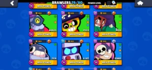 Brawl Stars 28k com vários personagens full