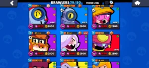 Brawl Stars 28k com vários personagens full