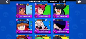 Brawl Stars 28k com vários personagens full