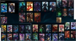 Conta Lol Platina 114 skins - tds os champs 8K ESS. AMARELA - League of Legends