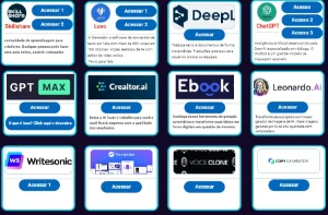 1 Mês - Ferramentas de Marketing Digital, Design, SEO e I.A - Serviços Digitais