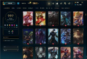 Unranked com TODOS os champs e 297 Skins ( MID / JG / TOP ) - League of Legends LOL