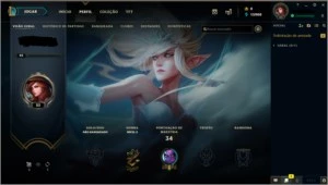 CONTAS UNRAKED LEAGUE OF LEGENDS LOL