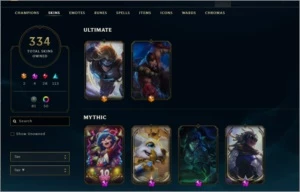 Conta LOL ultima season mestre / skin rammus rei - League of Legends