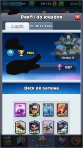 Conta lvl 10 - 3955 Troféus - Faltam apenas 3 lendárias. - Clash Royale
