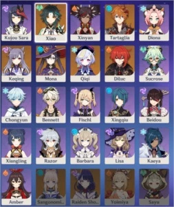 Conta Genshin Ar55 Xiao c6, Childe, Staff of Homa e mais - Genshin Impact