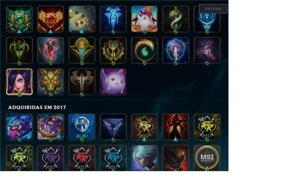 Conta Platina II com 52 champs e 30 skins - League of Legends LOL