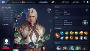 CONTA PARA FARM LVL 45 COM SNAKE LIBERADO - MIR4