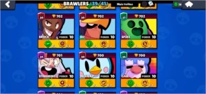 Conta SEMIFULL Brawl Stars 39 Brawlers(+Clube top 5 BR)