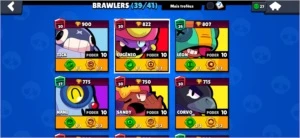 Conta SEMIFULL Brawl Stars 39 Brawlers(+Clube top 5 BR)