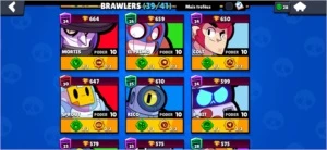 Conta SEMIFULL Brawl Stars 39 Brawlers(+Clube top 5 BR)
