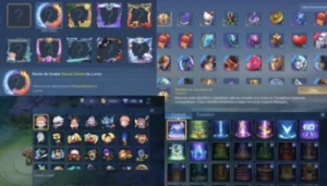 Conta Mobile Legends Com 158 Skins E 900 Diamantes