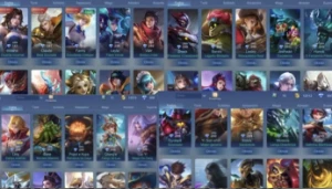 Conta Mobile Legends Com 158 Skins E 900 Diamantes
