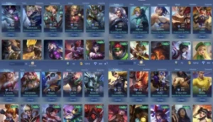 Conta Mobile Legends Com 158 Skins E 900 Diamantes