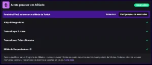 Conta Afiliada Twitch Com 1 mil seguidores