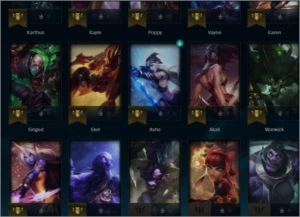 Conta de lol no platina - League of Legends