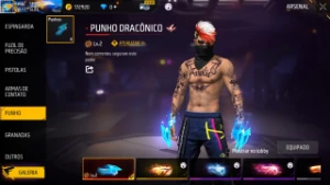 Conta FREE FIRE gemada