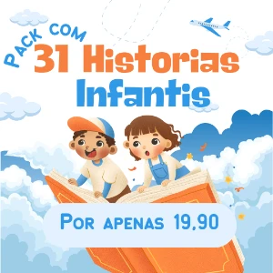 Pack com 31 Histórias Infantis