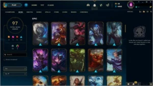 CONTA LOL PLATINA 4/108 CHAMPS/ 97 SKINS/ SKINS NA DESCRIÇÃO - League of Legends