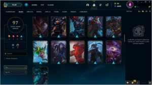 CONTA LOL PLATINA 4/108 CHAMPS/ 97 SKINS/ SKINS NA DESCRIÇÃO - League of Legends