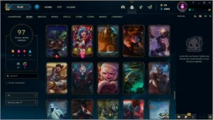 CONTA LOL PLATINA 4/108 CHAMPS/ 97 SKINS/ SKINS NA DESCRIÇÃO - League of Legends
