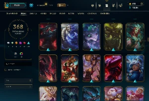 Conta Lol 368 Skins|Todos Os Bonecos|439 Rp - League of Legends
