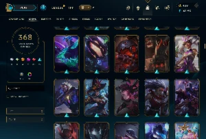 Conta Lol 368 Skins|Todos Os Bonecos|439 Rp - League of Legends