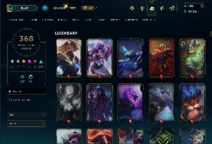 Conta Lol 368 Skins|Todos Os Bonecos|439 Rp - League of Legends