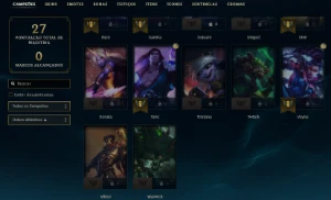 Conta lol plat 1 - League of Legends