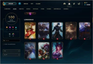 Conta lol nível +650,todos os campeões+Runeterra desdeo beta - League of Legends