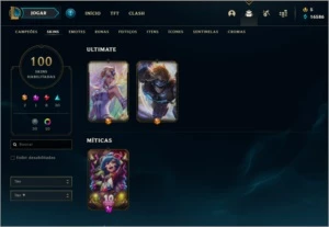 Conta lol nível +650,todos os campeões+Runeterra desdeo beta - League of Legends