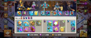 Clash of clans, Conta Full CV17, Varias Skins