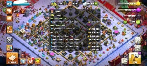 Clash of clans, Conta Full CV17, Varias Skins
