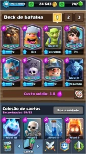Conta Clash Royale - nv 10 - 5 lendárias - Highest 4110