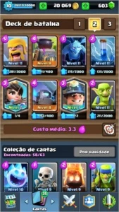 Conta Clash Royale - nv 10 - 5 lendárias - Highest 4110