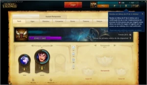 CONTA UNRANKED LV 30  / 1 º MD10  / 14 CHAMPS / 1 SKIN - League of Legends LOL