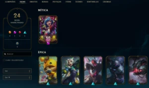 Conta League of Legends Full Acesso - 41 Champs e 24 Skins LOL