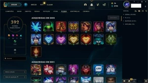 Conta - Diamante 3 - 716 Skins - League of Legends LOL