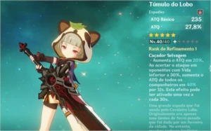 TUMULO DO LOBO + BANNER GARANTIDO - Genshin Impact