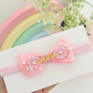 Faixa de Cabelo para Bebê Personalizada