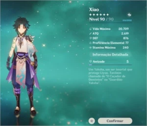 Genshin Impact AR 51 - Xiao Lv 90 - America