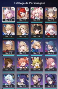 Conta Honkai Star Rail AR 61 Evernight Time