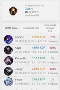 CONTA GOLD FLEX 4 - SEM E-MAIL - ENTREGA IMEDIATA - League of Legends LOL