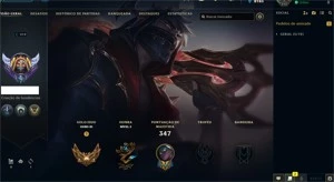 Vendo conta de lol (valor DESAPEGO) - League of Legends