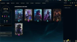 Vendo conta de lol (valor DESAPEGO) - League of Legends