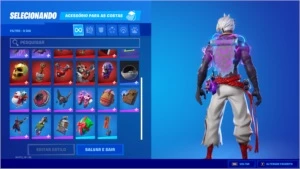 Conta Fortinite + Passe de batalha ativo + 1250 v bucks - Fortnite